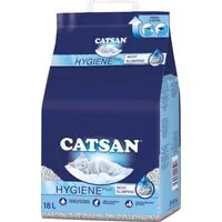 litière catsan, hygiène plus - 18 l