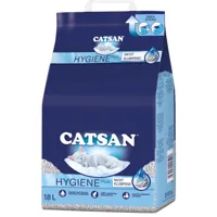 litière catsan, hygiène plus - lot % : 2 x 18 l
