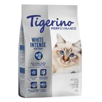litière tigerino special care / performance white intense blue signal, parfum frais - 12 l