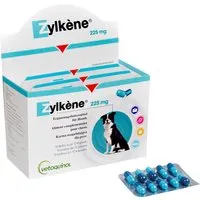 vétoquinol zylkène 225 mg pour chien 10 - 30 kg - lot % : 2 x 100 gélules