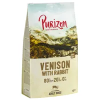 purizon adult gibier, lapin - sans céréales - lot % : 2 x 12 kg