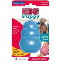 jouet kong puppy - taille m : bleu