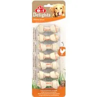 os fourrés 8in1 delights, poulet xs - taille xs, 84 g (7 os)