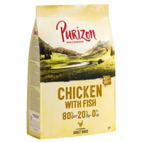 purizon adult poulet, poisson - sans céréales - 4 kg (4 x 1 kg)