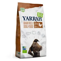 offre d'essai : yarrah bio 2 kg pour chien - sans céréales, poulet bio