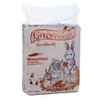 foin greenwoods, carottes - lot % : 3 x 1 kg