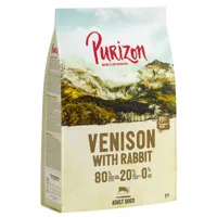 purizon adult gibier, lapin - sans céréales - 1 kg