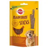 pedigree ranchos sticks - lot % : foie de poulet, 3 x 60 g