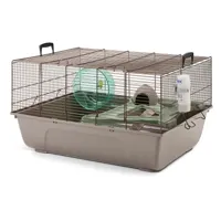 cage savic duncan pour hamster - marron / gris : environ 67,5 x 49 x 37,5 cm
