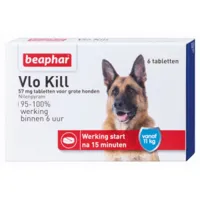 beaphar anti-puces (chien de 11 kg) pour chien 12 comprimés