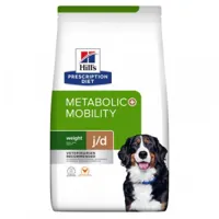 hill&apos;s prescription diet j/d weight metabolic + mobility au poulet pour chien 2 x 12 kg