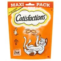 catisfactions friandise au poulet pour chat maxi pack 2 x 180 g