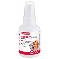 beaphar fiprotec spray anti-puces 100 ml pour chien et chat 100 ml