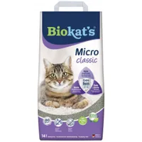 biokat&apos;s micro classic litière pour chat 14 litres
