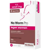 no worm pro pour chat 2 comprimés