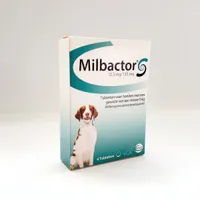 milbactor vermifuge pour chiens 5+ kg 4 comprimés
