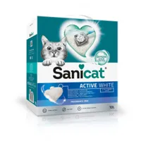 sanicat active white litière pour chat 10 litres