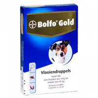 bolfo gold 100 gouttes anti-puces pour chien 2 x 4 pipettes