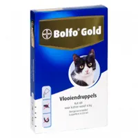bolfo gold 80 gouttes anti-puces pour chat 4 pipettes