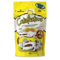 catisfactions au fromage friandise pour chat 6 x 60 g