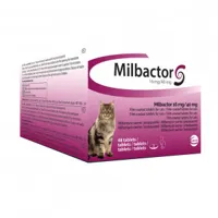 milbactor vermifuge pour chat 48 comprimés