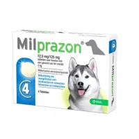 vermifuge pour chien milprazon 5-75 kg 2 comprimés