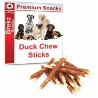 brekz premium duck chew sticks 200 grammes 12 x 200 g