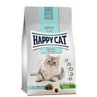 happy cat adult sensitive skin & coat (peau pelage) pour chat 4 kg