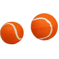 grande balle de tennis orange pour chien 13 cm
