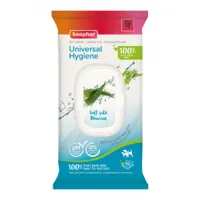 beaphar universal hygiene lingettes humides (30 pcs) 2 paquets