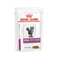 royal canin veterinary renal au poulet pâtée pour chat (85 g) 8 boîtes (96 x 85 g)
