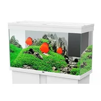 aquarium sur meuble emotions pro - blanc - 201l