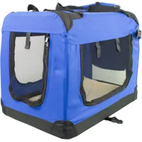 mobiclinic - sac de transport pour animaux differentes tailles differents poids pliable bleu balà