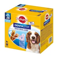 pedigree soin dentaire dentastix pour les chiens de taille moyenne 56 pcs