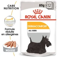 royal canin dermacomfort nourriture humide chien 12 x 85 g