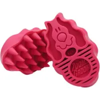 kong brosse pour chien zoomgroom framboise