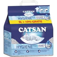 catsan litière hygiene 9 l + 10% gratis