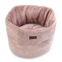 designed by lotte panier pour chat karlie dbl ribbed rose