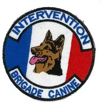ecusson intervention - brigade canine