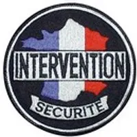 ecusson rond intervention - securite