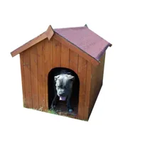 habrita habrita - niche pour chien bi-pente pour gros chiens - 1,17 m²