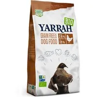 2x10kg yarrah bio sans céréales, poulet bio - croquettes pour chien