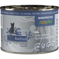 6x200g catz finefood monoprotein dinde - pâtée pour chat