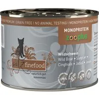 6x200g catz finefood monoprotein sanglier - pâtée pour chat