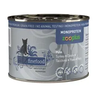 24x200g catz finefood monoprotein dinde - pâtée pour chat