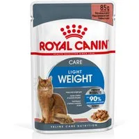 96x85g light weight care en sauce royal canin - pâtée pour chat