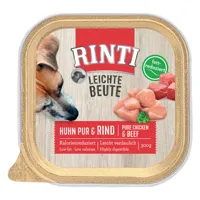 9x300g rinti proies faciles poulet & bœuf nourriture pour chien humide