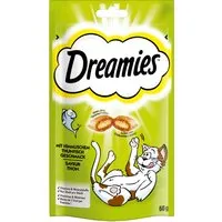 friandises dreamies catisfactions, thon - lot % : 4 x 60 g