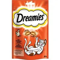 friandises dreamies catisfactions, poulet - lot % : 4 x 60 g