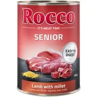 rocco senior 6 x 400 g - agneau, millet